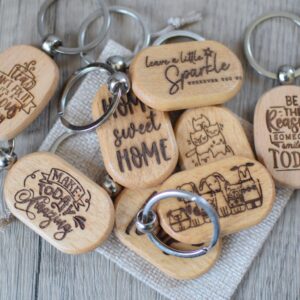 Laser Engraved Keyrings