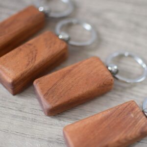 Slimmer Sapele keyrings