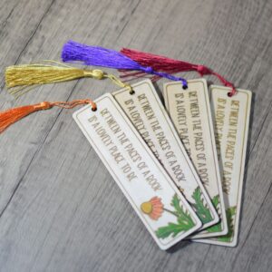 Lovely Place To Be - Laser bookmark