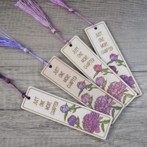 One More Chapter - laser engraved bookmark