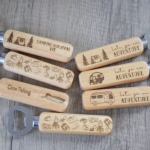 Adventures - Laser Engraved Bottle Opener