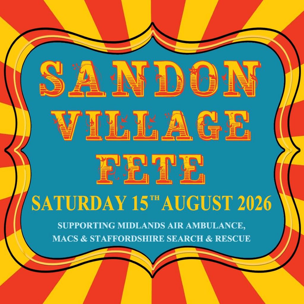 event details for the Sandon Fete and Transport show 