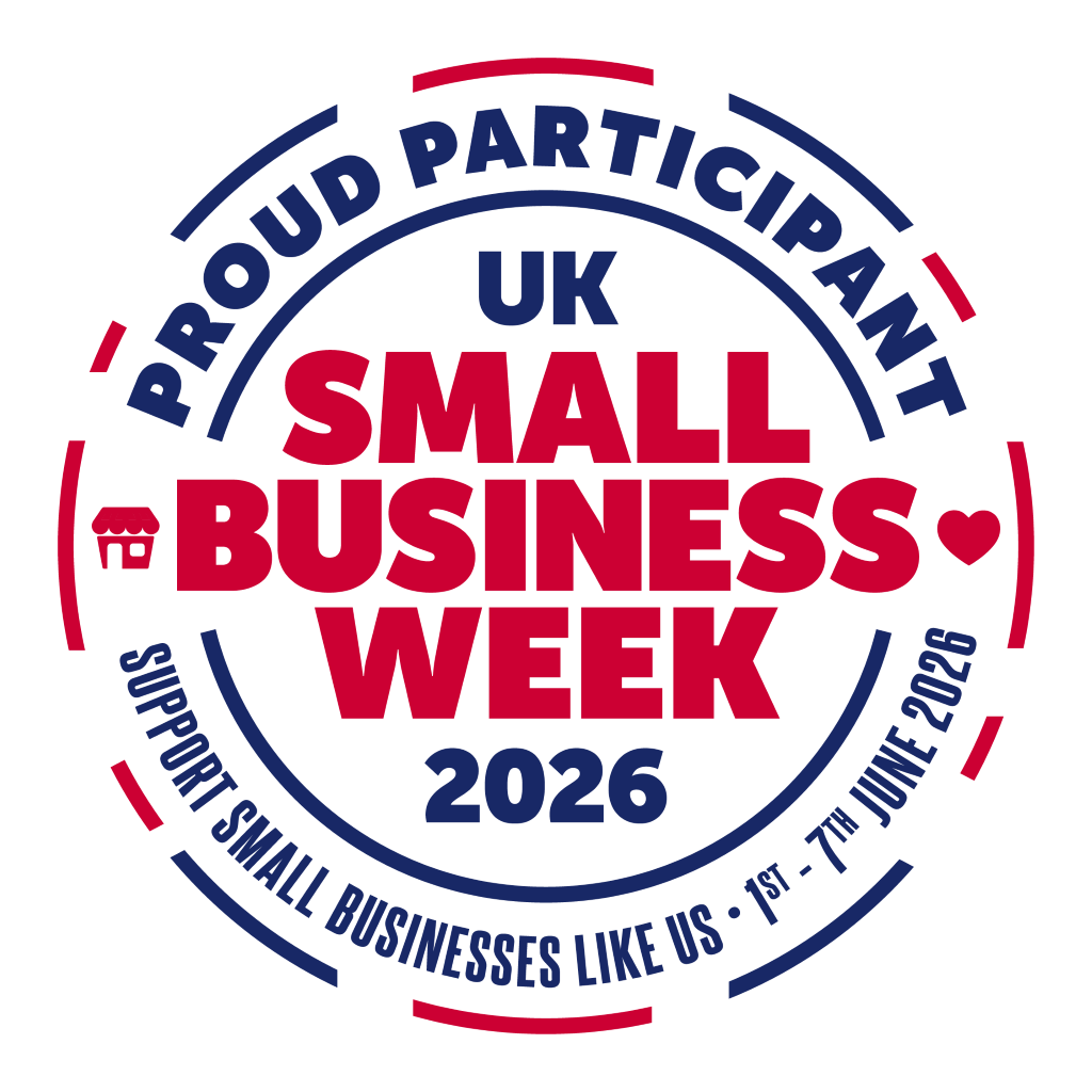 Participation badge for UK Small Business Week.