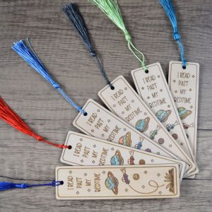 Past my Bedtime - Laser Engraved Bookmark