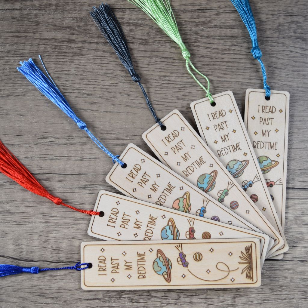 Past my Bedtime - Laser Engraved Bookmark