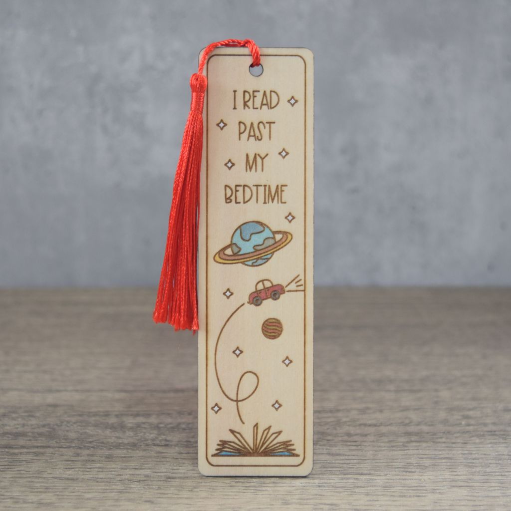 Past my Bedtime - Laser Engraved Bookmark - Image 3