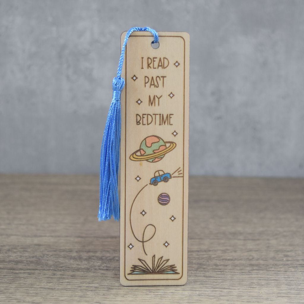 Past my Bedtime - Laser Engraved Bookmark - Image 2