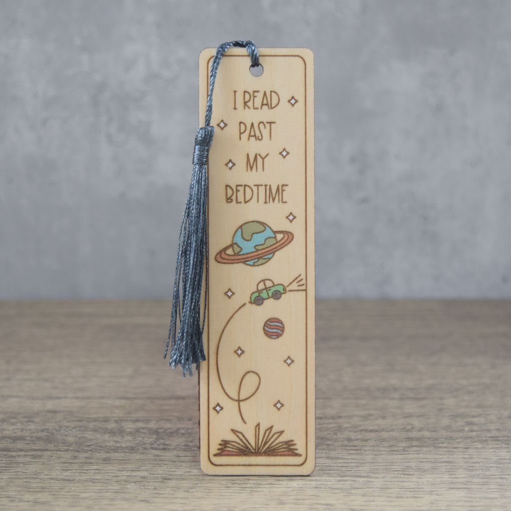 Past my Bedtime - Laser Engraved Bookmark - Image 7
